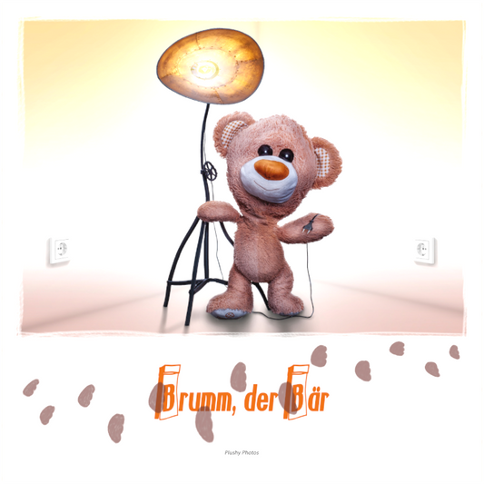 Main image Leinwand Wandbild Kuscheltiere Deko Kinderzimmer Teddybaer Brumm_q