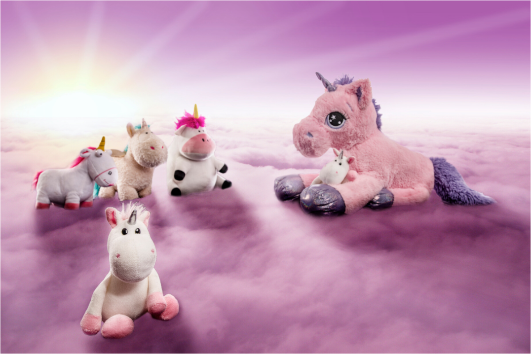 Main image Das Treffen der Einhörner auf den Wolken